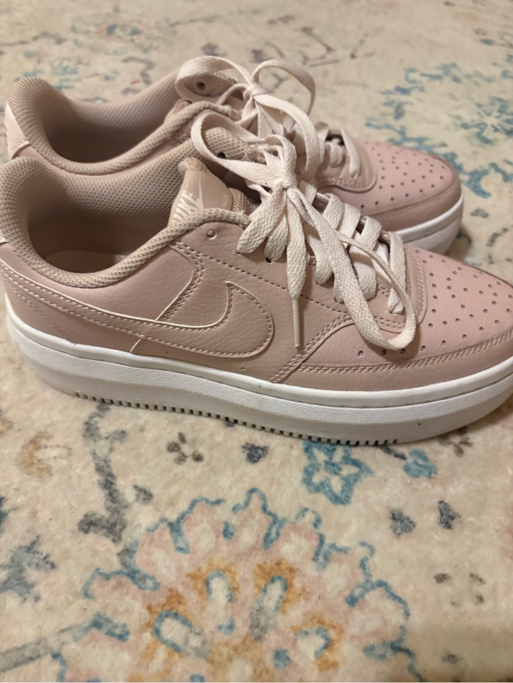 NIKE Womens Court Vision Alta Platform Sneaker (dm0113-600) PINK, 7.5 size